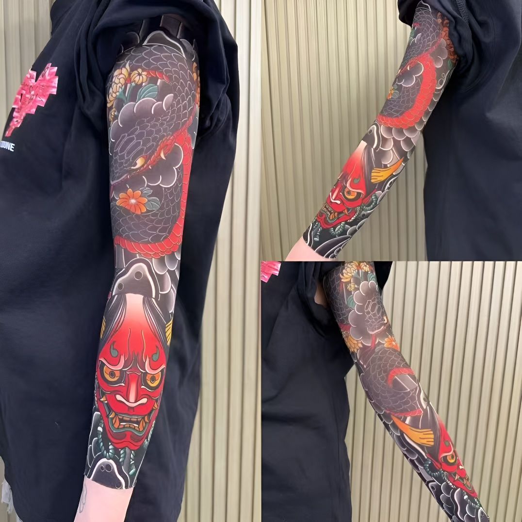 Ice silk sunscreen outdoor net red sleeve sleeve arm protectors