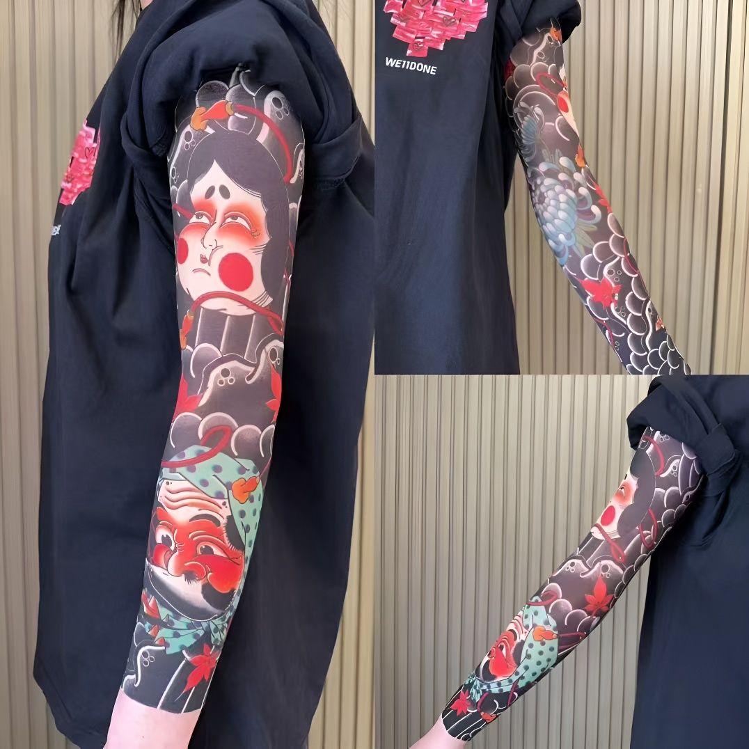 Ice silk sunscreen outdoor net red sleeve sleeve arm protectors